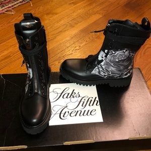 VALENTINO combat boots